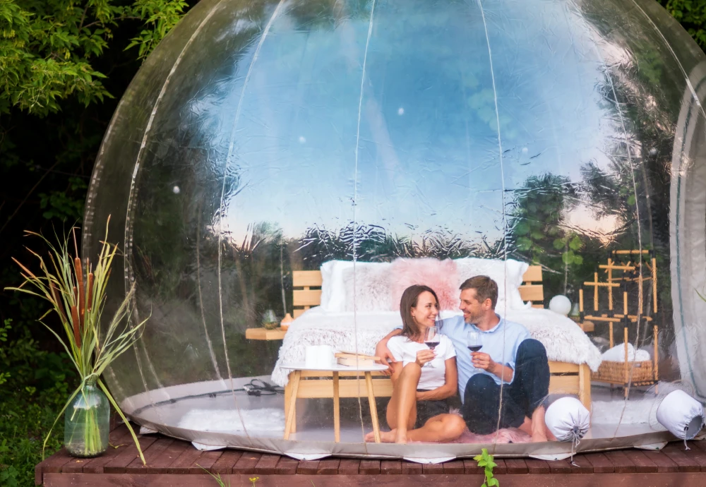 how do bubble tents work